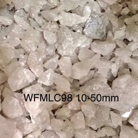 Sable d'oxyde de magnésium de différentes tailles de particules KERUI, sable de magnésite fusionnée pour la fonte de l'acier