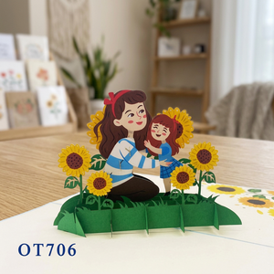การ์ดป๊อปอัพ 3 มิติ ตัดด้วยเลเซอร์ ดีไซน์พิเศษ ทำมือ งานฝีมือกระดาษ ของขวัญวันขอบคุณพระเจ้า ตัวเลือกที่ดีที่สุด ผลิตในเวียดนาม - Product Image 6