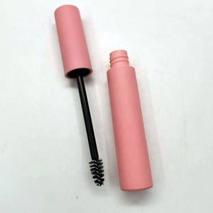 Tube de mascara en plastique de 5 ml et 10 ml avec applicateur pour cils, contenant de mascara rose avec bouchon - Product Image 6