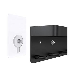 Portachiavi per parete 6 ganci ganci portachiavi in acciaio inossidabile per adesivo da parete portachiavi da parete Organizer per posta appendiabiti per ufficio a casa - Product Image 6