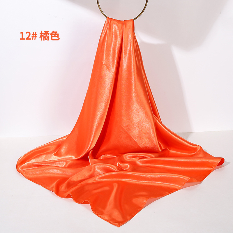 #12 Orange foncé Taille: 90X90CM