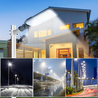 Lampadaire LED extérieur KCD avec photocellule, garantie 3 ans, réglable, pour parking, 30W, 50W, 100W, 200W, 300W, vente en gros