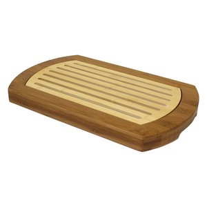 Plateau de service en bambou et bois Xingzhu avec couvercle à fentes pour pain, pizza, gâteau, usage domestique - Product Image 2