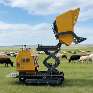 <span class=keywords><strong>Mini</strong></span>-chargeur tout-terrain 4x4 de haute qualité CE 1 tonne avec direction articulée pour chantier agricole et construction - Product Image 1
