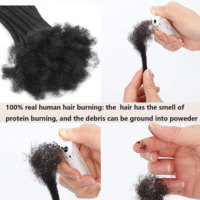 Extensions de Dreadlocks en Cheveux Humains 0,6 cm 0,8 cm Naturelles à Tresser au Crochet pour Homme – Lot de Dreads Afro Vierge