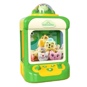 Nieuwe Aankomst Baby Gekke Kikkers En Konijnen Minipoppenmachine Kleine Bal Speelgoed Grijp Spel Kinderen Mini Klauw Machine Speelgoed Voor Kinderen