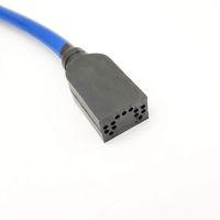 Conector de Cable Subacuático de Bajo Perfil para Redes, 13 Pines, Chapado en Oro, Fibra Óptica, Doble Cabeza, con Clasificación de Impermeabilidad IP68