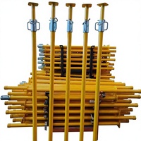 Étai en acier réglable durable et réutilisable, assemblage rapide, coffrage pour dalle en béton préfabriqué, étais en acier réglables