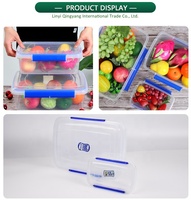 Boîtes de conservation alimentaire en plastique hermétiques sans BPA, de tailles personnalisables, de qualité supérieure, pour la cuisine et la maison
