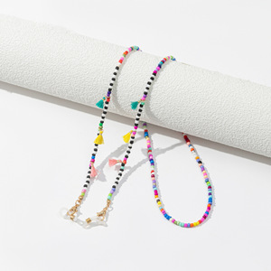 New <strong>Fashion</strong> Vintage Acrylic <strong>Glasses</strong> Chain National Design Sunglasses Accessories Multiple Colors - Product Image 3