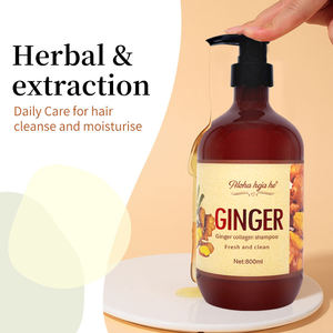 Shampooing de soin des <span class=keywords><strong>cheveux</strong></span> de luxe personnalisé de 800ml shampooing antipelliculaire anti-démangeaisons au gingembre qui favorise la croissance des <span class=keywords><strong>cheveux</strong></span> et l'hydratation - Product Image 2