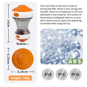 <span class=keywords><strong>Jouet</strong></span> pour chien et chat en <span class=keywords><strong>plastique</strong></span>, distributeur de friandises pour animaux de compagnie, balle interactive à mâcher, divertissement autonome, petit canard jaune, vente chaude - Product Image 3