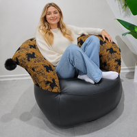 Fauteuil inclinable pivotant moderne en cuir PU pour une personne, idéal pour salon, balcon ou hôtel, écologique