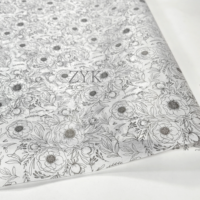 Clothing Tissue Wrapping Paper Low MOQ Luxury Stylish Translucency Tissue Paper for Packaging