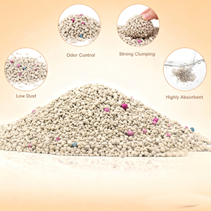Litière <span class=keywords><strong>pour</strong></span> <span class=keywords><strong>chat</strong></span> en bentonite, parfum pomme, écologique, désodorisante, forte répulsion à la poussière, de qualité supérieure, fabriquée par BENJIE, fabricant OEM. - Product Image 2