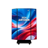 Display Pubblicitario Digitale Pieghevole Sinistra-Destra 4K HDR10, Schermo LED a Colonna per Celebrazioni Aziendali
