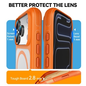 เคสโทรศัพท์แบบด้านหรูหรา โปร่งแสง สำหรับ iPhone 17 12 13 Pro Max 16 15 14 Plus 17 Air รองรับการชาร์จไร้สายแบบแม่เหล็ก ป้องกันการกระแทก - Product Image 5