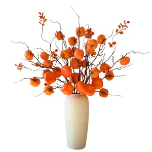Ramas Artificiales de Caqui Qingyu Chronicle, Flores en Jarrón, 7 Cabezas, Decoración de Año Nuevo, Accesorios para Bodas y Hogar - Product Image 5