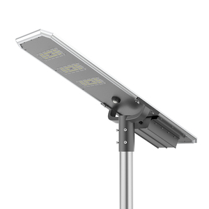 Lampe solaire LED intégrée pour rue, 30W à 90W, avec capteur de nuit, tout-en-un, lampe solaire Shermee IP66 - Product Image 2