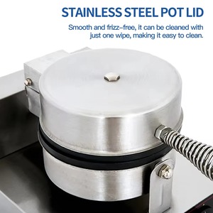 Máquina para Hacer Waffles Comercial de Acero Inoxidable, de Una Sola Cabeza, para Restaurante, Hotel, Tienda de Comida, Venta al Por Mayor de Fábrica - Product Image 5