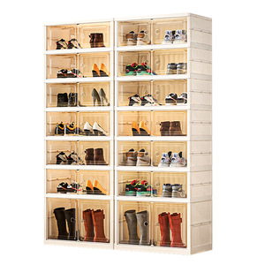 Shoe Storage Rack Foldable Pull Out Design No Installation Required Household Shoe Cabinet For Living Room Bedroom Entryway - Product Image 5