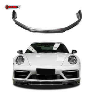Prix le plus bas : Diffuseur avant de voiture en fibre de carbone sèche style Te-chart pour Porsche 911 992 SD 2019 - 2024 - Product Image 1