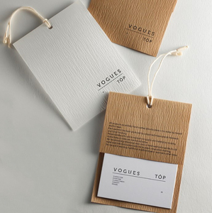 ร้านขายเสื้อผ้า hangtags เสื้อผ้าผู้ชายและผู้หญิง hangtags เมฆ Xuan ป้ายกระดาษพิมพ์ออกแบบฟรี hangtags โลโก้