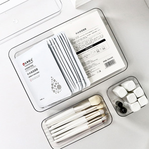 Office Organizer <b>Storage</b> Box Rectangle Uncapped <b>Stackable</b> Desk <b>Drawer</b> Divider For Stationery Pens Small Medium Large Sizes - Product Image 2