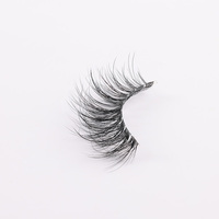 Marque privée Faux Cils 3d Vegan Eye Lashes Vendeur Naturel clair Bande Faux Vison Faux Cils Pleine Bande En Gros