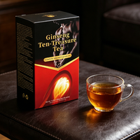 Ginseng Zehn Schätze Nieren-Stärkender Kräutertee Natürlicher Männlicher Vitalitäts- und Energie-Unterstützungstee Fruchtbarkeits- und Wellness-Mischung Teebeutel