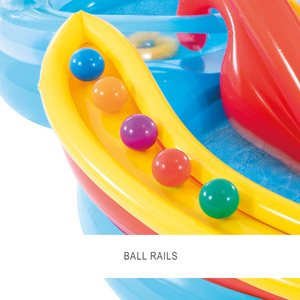 Centro <span class=keywords><strong>de</strong></span> Juegos Inflable INTEX 57453 Rainbow Ring, Piscina con Tobogán y Aspersor <span class=keywords><strong>de</strong></span> Agua para Niños, Juguete <span class=keywords><strong>de</strong></span> Verano para Exteriores - Product Image 3