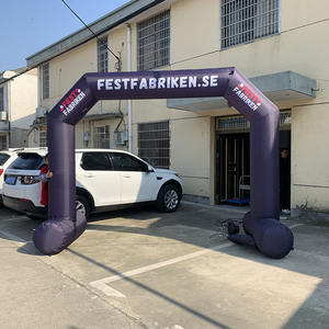 مصنع في المخزون في الهواء الطلق ماراثون الاحتفال نفخ الشعار الأقواس عبر الحدود الإعلان قوس قزح بوابات الهواء نماذج - Product Image 6