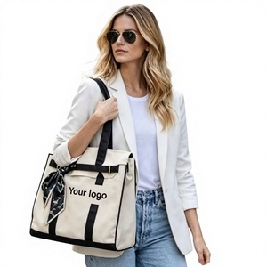 Bolsa de Lona Estructurada Tipo Tote de Alta Calidad, con Logotipo Personalizado, Resistente, de Algodón Premium, Venta al Por Mayor OEM, Colores Personalizables - Product Image 1