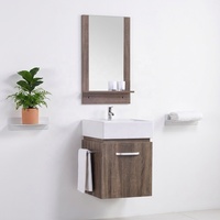 Meuble de salle de bain et de cuisine moderne de luxe avec lavabo mural et vasque intégrée – Meuble-lavabo moderne pour salle de bain