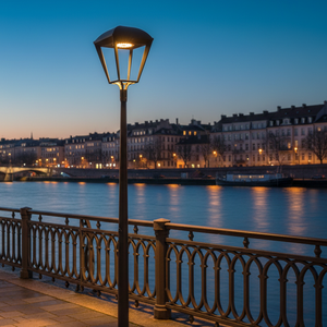 Farol Cuadrado Clásico Estilo Europeo, Farol Urbano <span class=keywords><strong>STYLAGE</strong></span>, Luminaria Urbana y Residencial, Iluminación de Área - Product Image 2