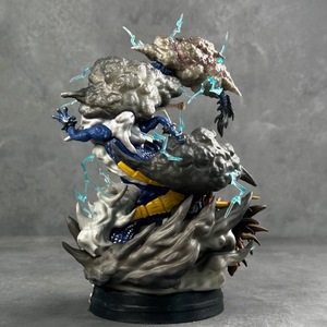 Figurine d'anime en PVC de 23 cm, très vendue, Nika Luffy contre Kaido, effet éclair, modèle Gear 5 - Product Image 6