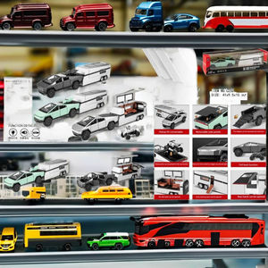 1:24 पैमाने पर मिश्र धातु पिकअप ट्रक डाइकास्ट टॉय यूनिसेक्स 220v बच्चों के लिए पुल बैक फंक्शन और लिथियम बैटरी - Product Image 4