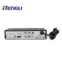 Décodeur TV combiné DVB-T2+S2 Antenne Décodeur TV Convertisseur satellite Boîte de décodage TV DVB-T2+DVB-S2 Combo STB Décodeur OEM Hengli