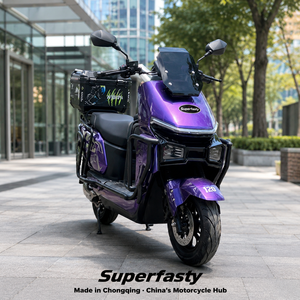 Motocicleta Superrápida de Alta Velocidad de 2000W con Batería de Litio de Largo Alcance, Frenos de Disco Dobles en las 2 Ruedas y Maletero Trasero para Adultos - Product Image 3