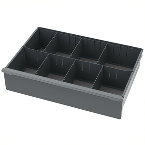 FG 124 C2 S8 <b>Tool</b> Organizer Tray For <b>Vehicle</b> Storage Compartment With Adjustable Dividers And Durable Plastic Construction - Product Image 2