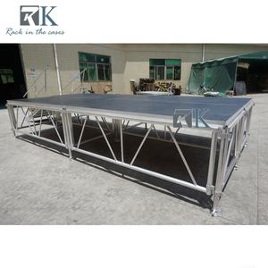 Escenario de Instalación Rápida con Gran Capacidad de Carga, Construcción de Aluminio y Madera Contrachapada, Capacidad de 750 kg/m² para Espectáculos - Product Image 3