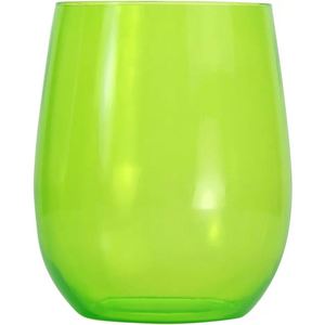 Transparent Stemless Acrylic Plastic <b>Egg</b>-shaped Stemless Wine Glass Customizable Logo - Product Image 4