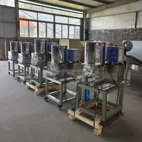 Machine automatique de formage de galettes avec logo personnalisé OEM, en acier inoxydable SUS 304, pour hamburgers et galettes de viande