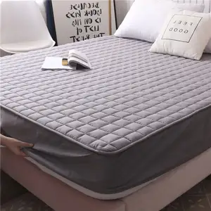 Sábana de cama Terry, funda protectora para colchón, gran oferta, suave, transpirable, para cama, doble, tamaño Queen King, Simple