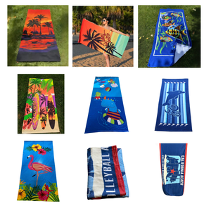 Serviette de <span class=keywords><strong>plage</strong></span> en microfibre imprimée, légère, séchage rapide, de qualité supérieure - Product Image 6