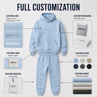 Ensemble de survêtement 2 pièces de luxe pour homme, style streetwear, avec logo imprimé en relief 3D et design artistique, comprenant un sweat à capuche et un pantalon de survêtement épais coupe ajustée