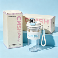 Boîte en carton personnalisée de luxe pour bouteille d'eau avec impression numérique CMSH, expédition rapide en 72h, emballage en carton imperméable, vente en gros