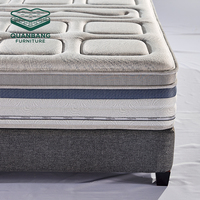 Matelas de luxe pleine grandeur au meilleur prix pour chambre à coucher, matelas en mousse à mémoire de forme de haute qualité avec ressorts ensachés pour hôtel