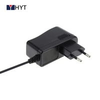 Adaptor AC DC HYT EU Plug-in 5V/5.2V 1.5A-2.1A DC ABS/PC Bersertifikasi CE ETL FCC KC SAA IRAM untuk Modem, TV Box, dan Lampu LED Mibox