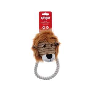 Jouet pour chien avec corde à tirer et tête de lion en peluche pour jeu interactif - Product Image 2